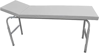 Maca Mesa de Exame Clínico Hospitalar 60x180cm Estofada Branca