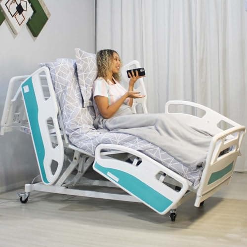 Cama Hospitalar Motorizada 10 Movimentos Luxo Com Colchão